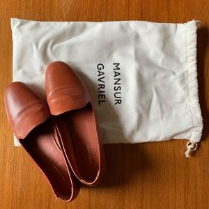 Mansur Gavriel Venetian Loafer Brandy